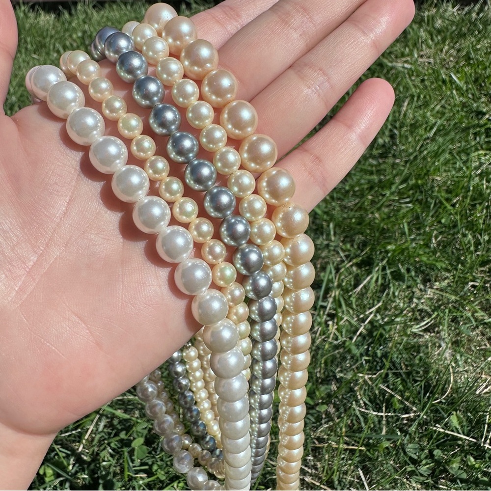 Imitation pearls